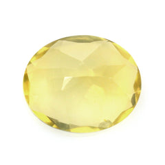 YELLOW OPAL CUT OVAL 12X10MM 3.50 Cts.