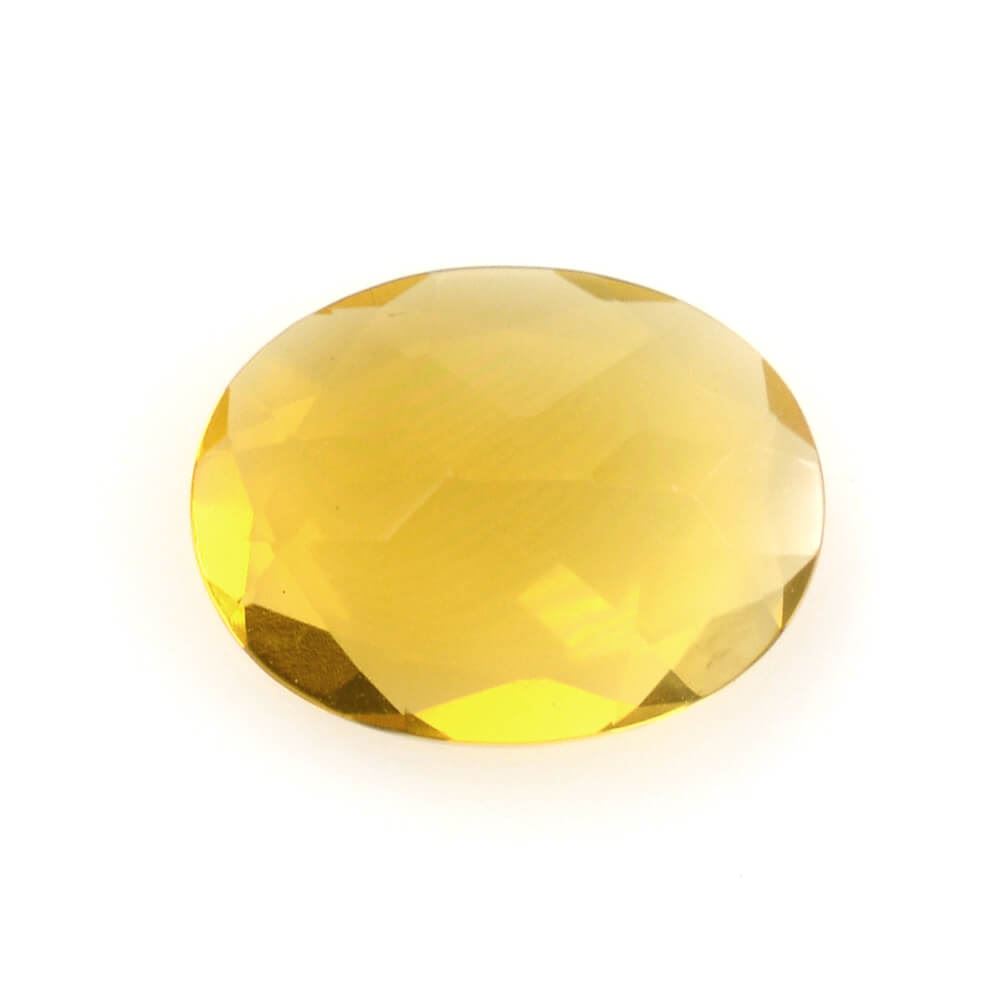 YELLOW OPAL CUT OVAL 8X6MM 0.86 Cts.