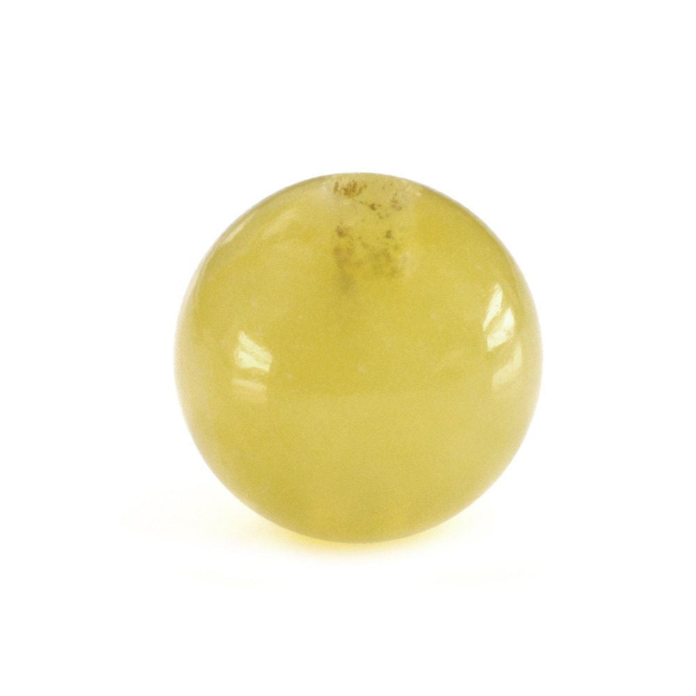 YELLOW OPAL PLAIN BALLS (FULL DRILL 1.50MM) 8MM 2.62 Cts.