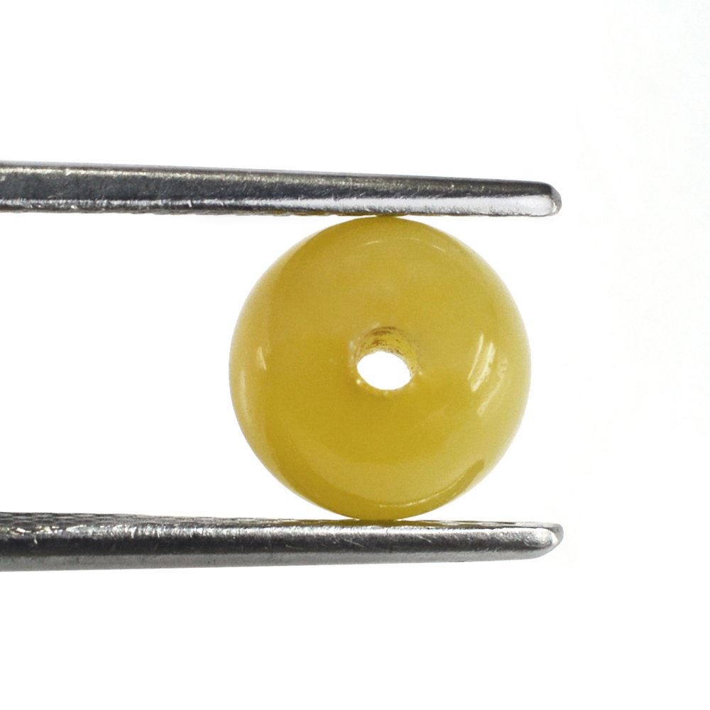 YELLOW OPAL PLAIN BALLS (FULL DRILL 1.50MM) 8MM 2.62 Cts.