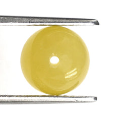 YELLOW OPAL PLAIN ROUND BALLS (FULL DRILL 1.50MM) 10MM 5.30 Cts.