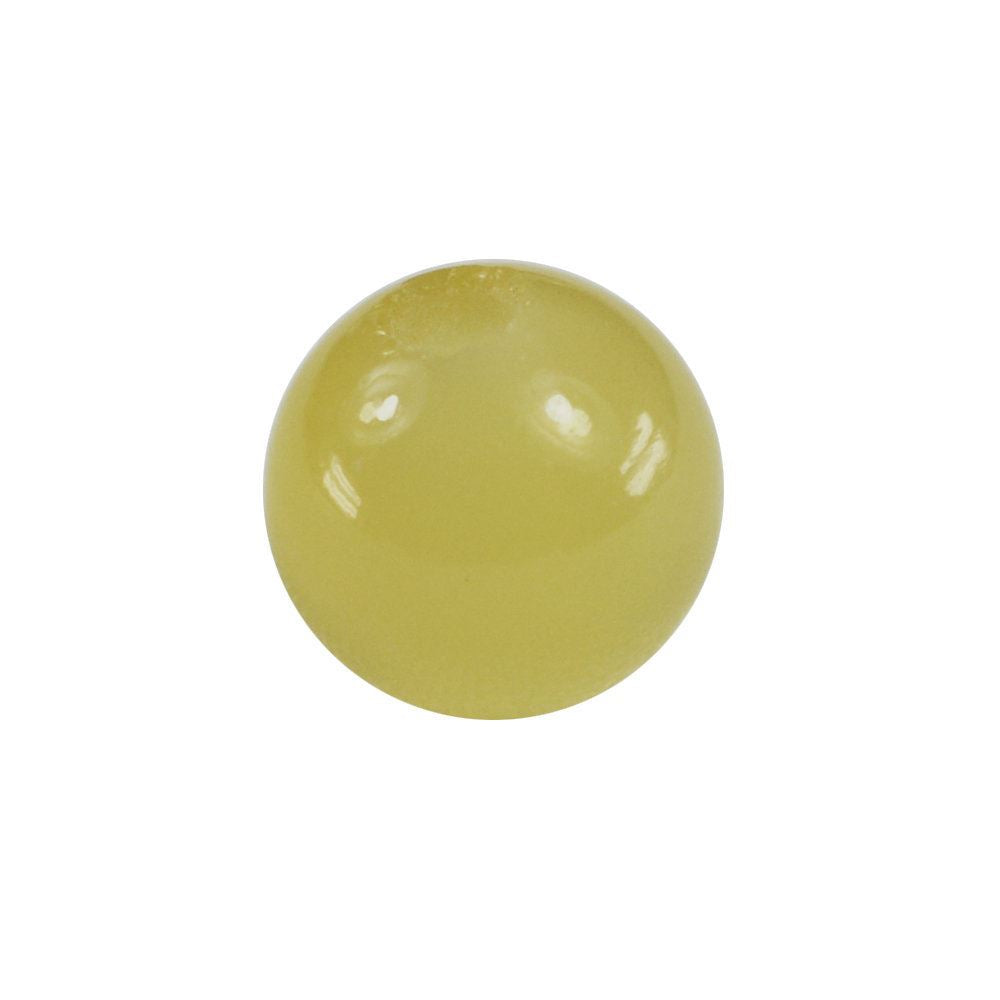 YELLOW OPAL PLAIN ROUND BALLS (FULL DRILL 1.50MM) 6MM 1.11 Cts.