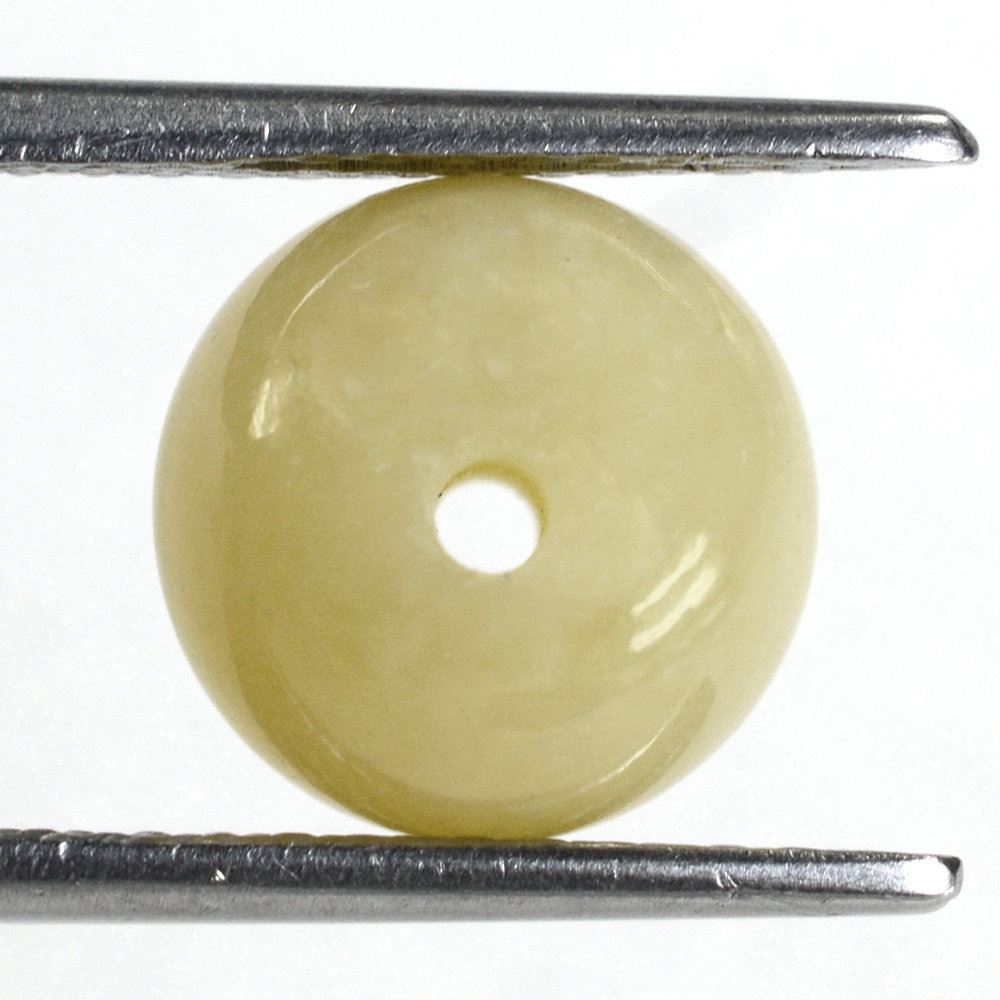 YELLOW OPAL PLAIN ROUND BALLS (FULL DRILL 1.50MM) 10MM 5.27 Cts.
