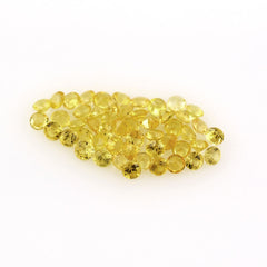 YELLOW SAPPHIRE CUT ROUND 1.70MM 0.022 Cts.