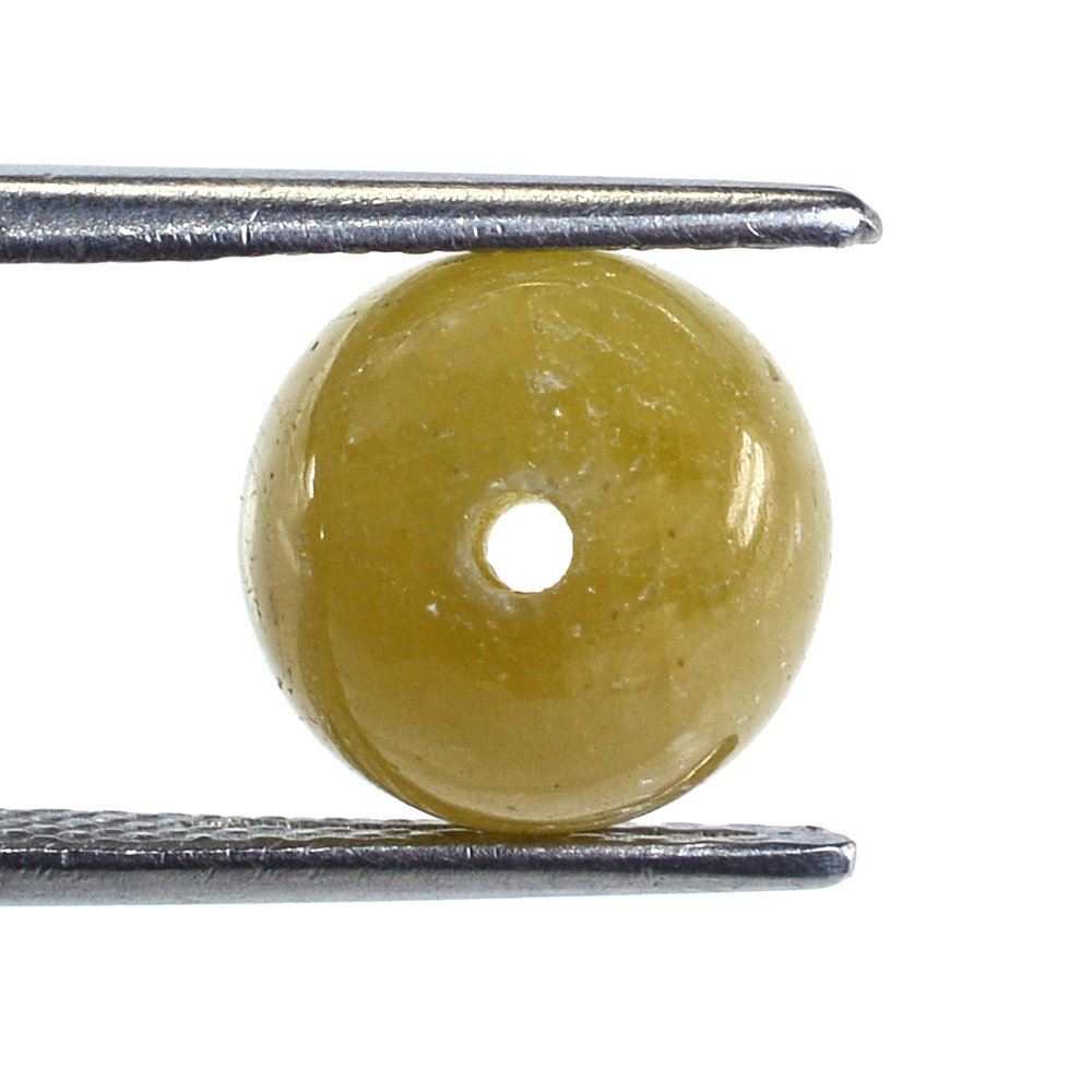 YELLOW SAPPHIRE PLAIN BALLS (FULL DRILL) 10MM 10.50 Cts.