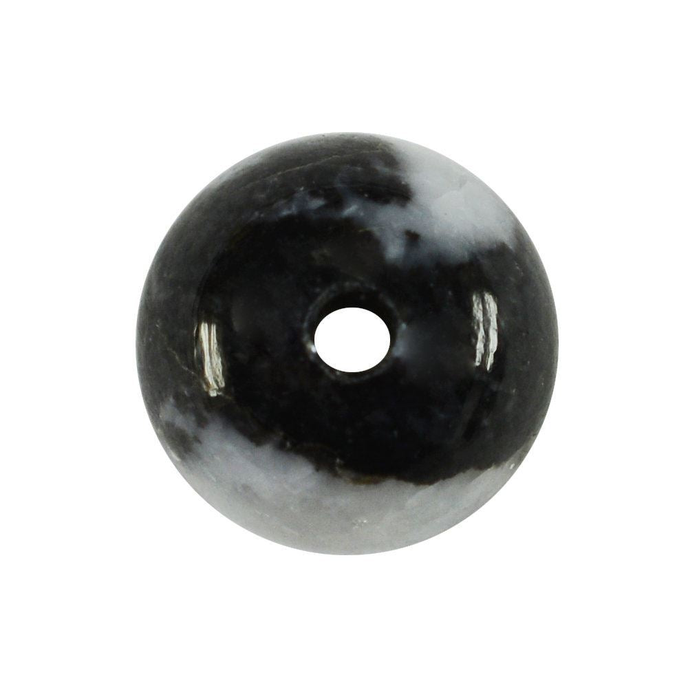 ZEBRA JASPER PLAIN ROUND BALLS (FULL DRILL 1.50MM) 8MM 3.79 Cts.